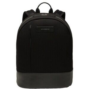 WANT LES ESSENTIELS Mens Black Kastrup Organic Cotton Canvas Backpack $575